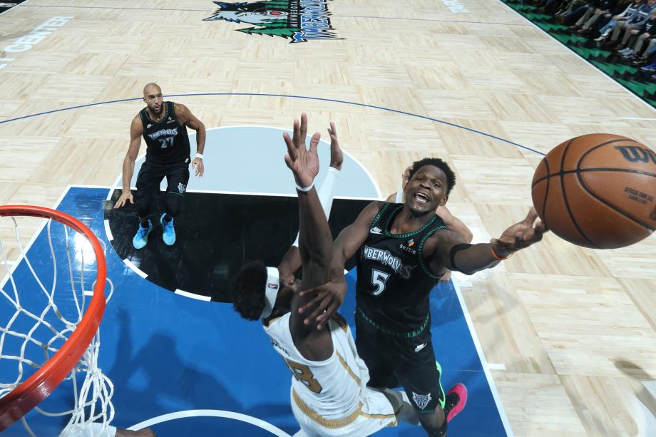 [图]爱德华兹39+5布朗空砍41+6+7 丛林狼力克绿军